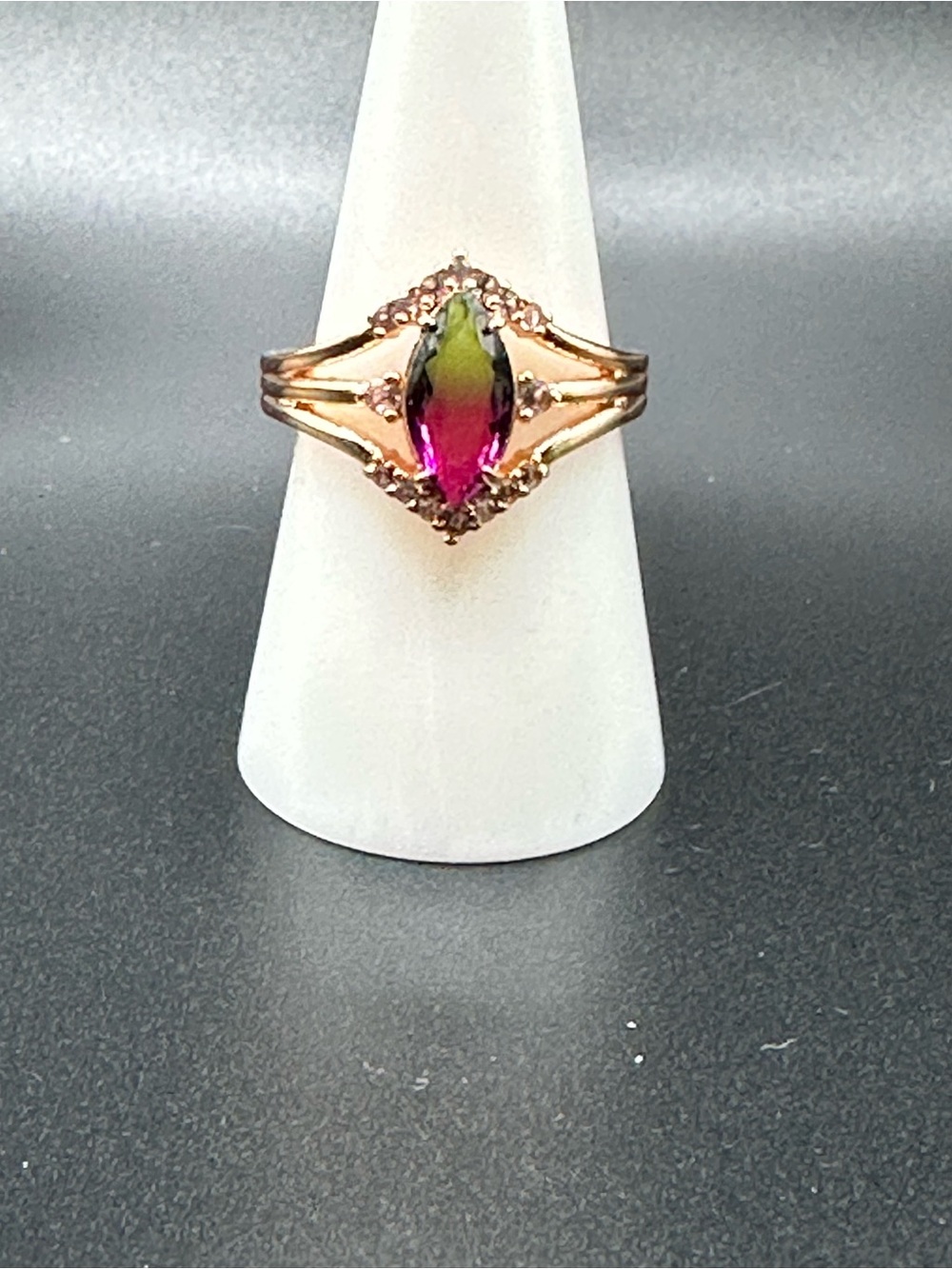 RBP6175 Turning Tables ring, size 9, rose gold plating, NWT